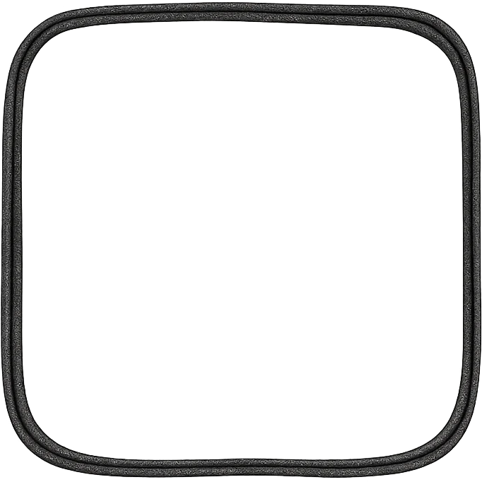 simple monochrome icon of square with rounded corners black outline no fill emoji