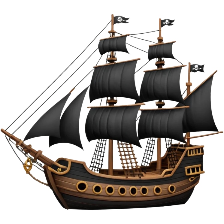 pirate ship emoji