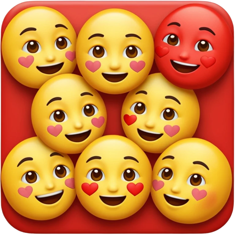 Emoji kissing all over emoji