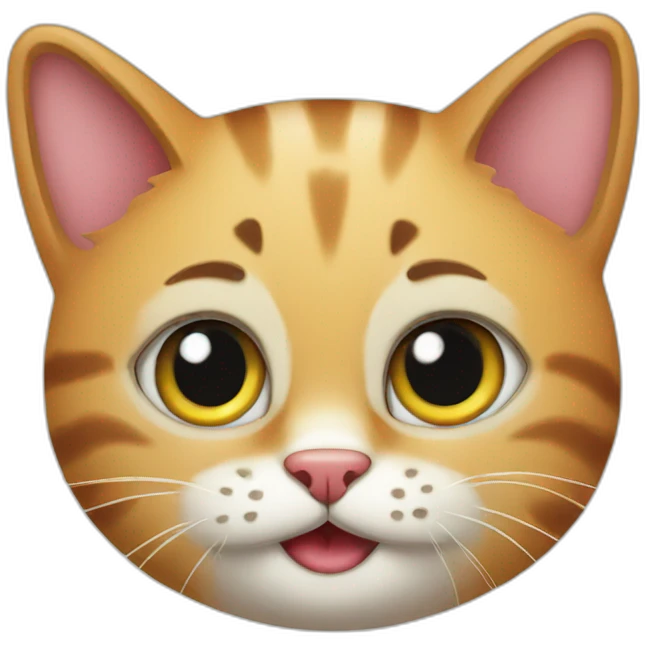 Funny cat emoji