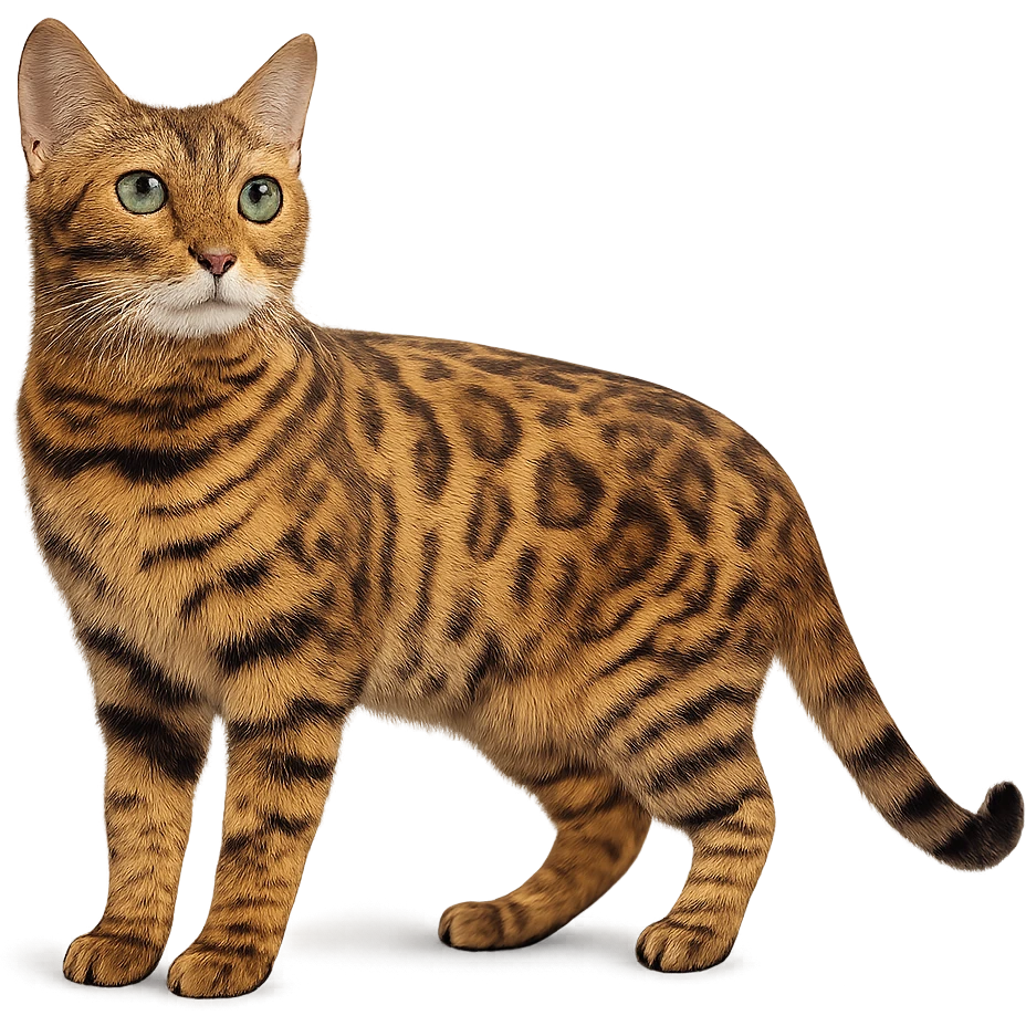 A Bengal cat emoji
