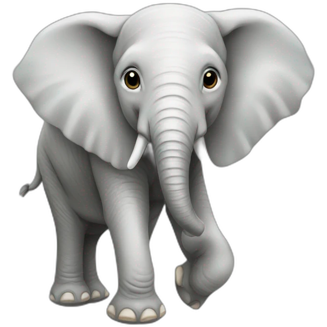 elephant white emoji