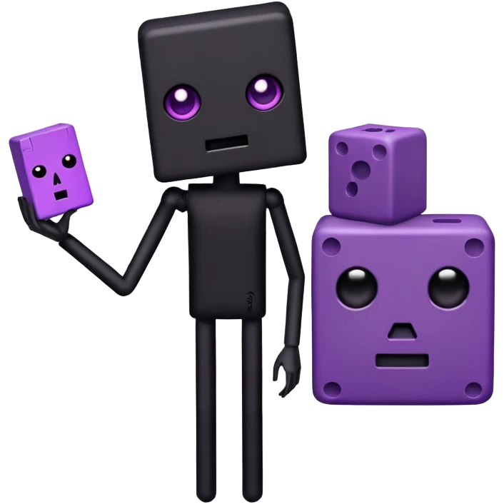 Minecraft Enderman emoji