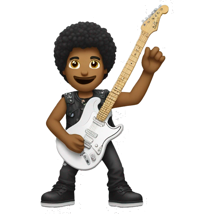 mano gesto rock and roll emoji