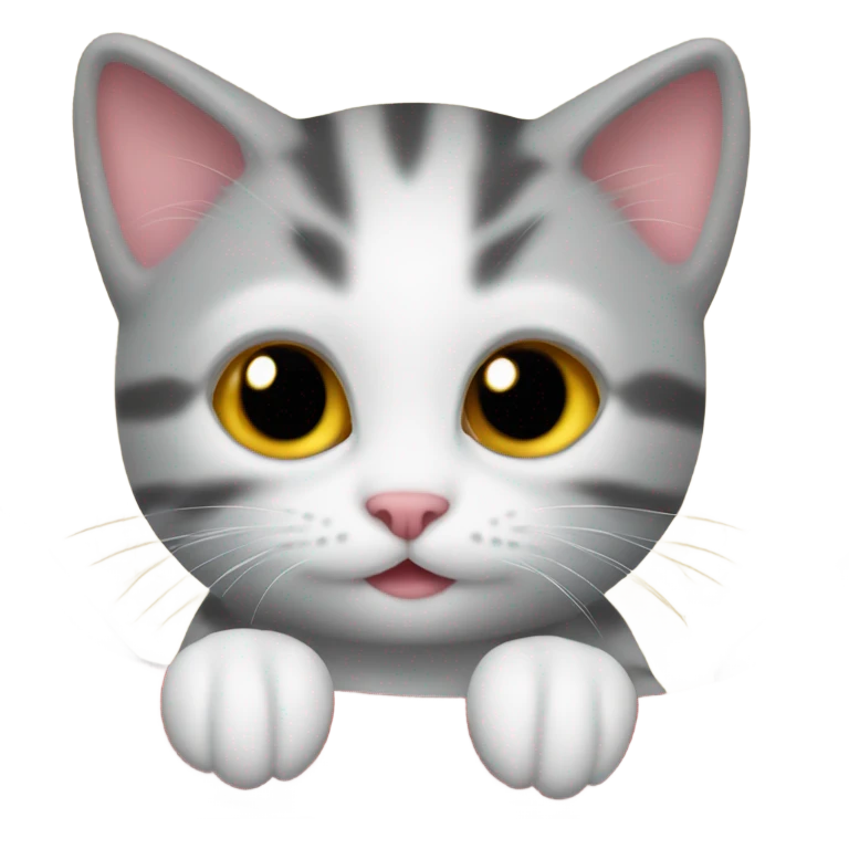 Kitten on a red race car emoji