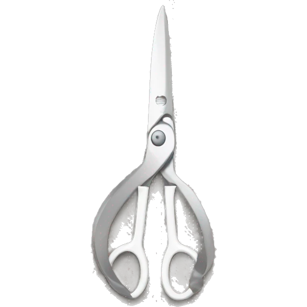 Scissors white handles emoji