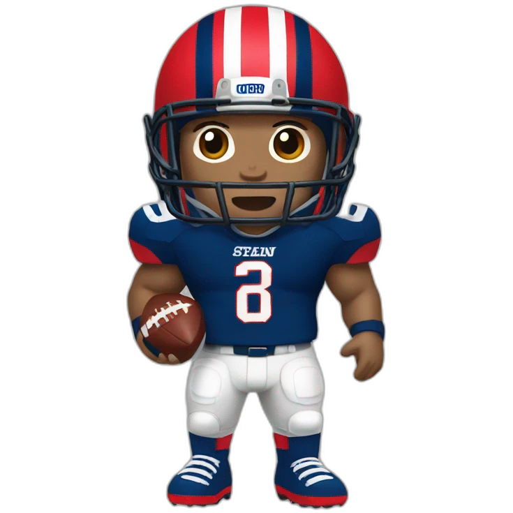korean americanfootball player emoji