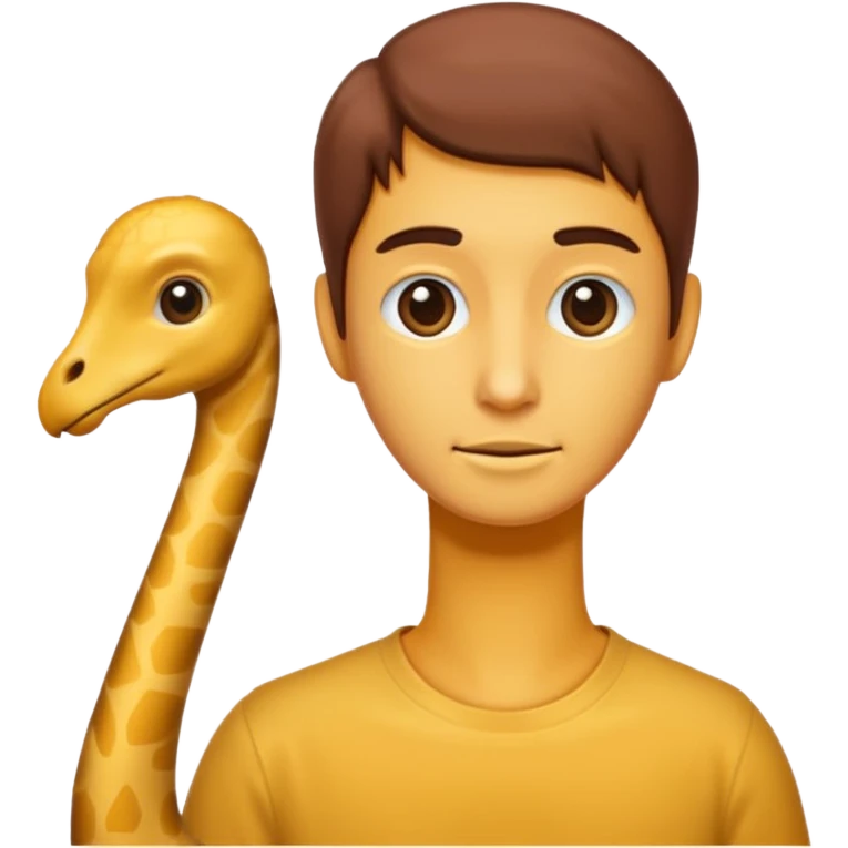 Long neck human emoji