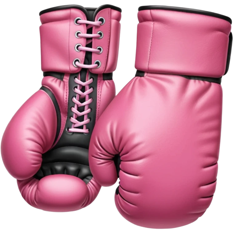 Pink boxing glove emoji
