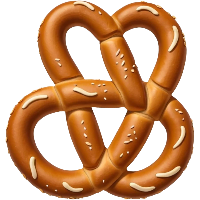 pretzel font U emoji