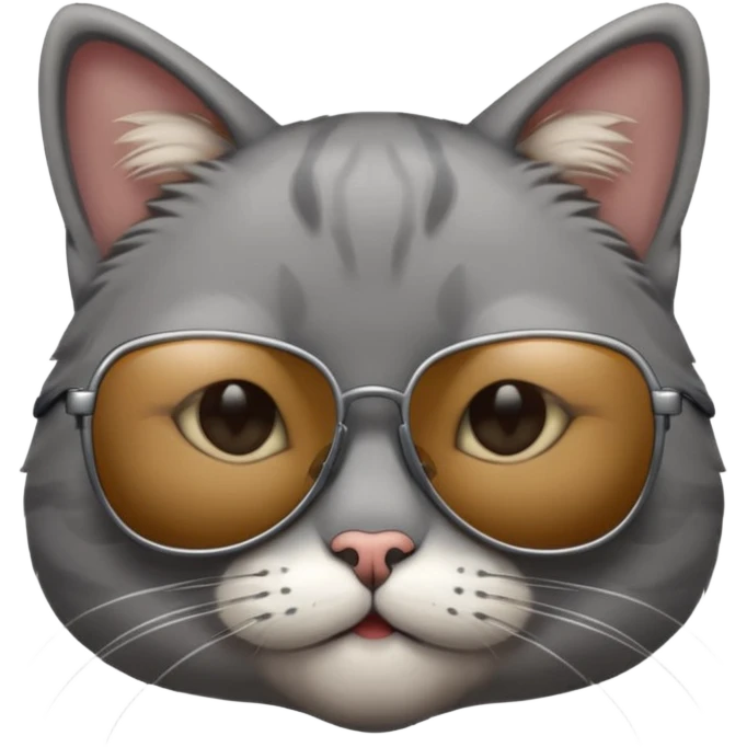 Cat wearing sunglasses emoji