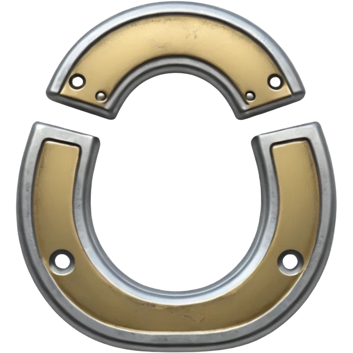 Horseshoe in small emoji