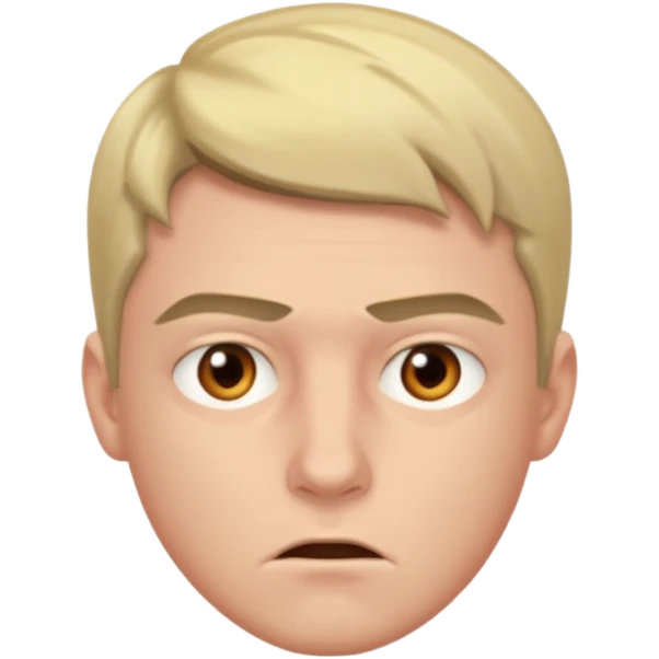 Asher Scott with intense expression emoji