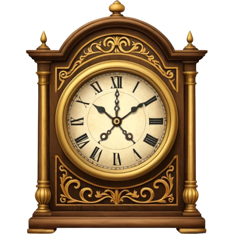 12:00 on the clock old clock emoji