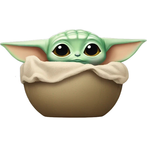 baby yoda in pod emoji