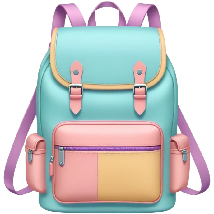 pastel backpack emoji