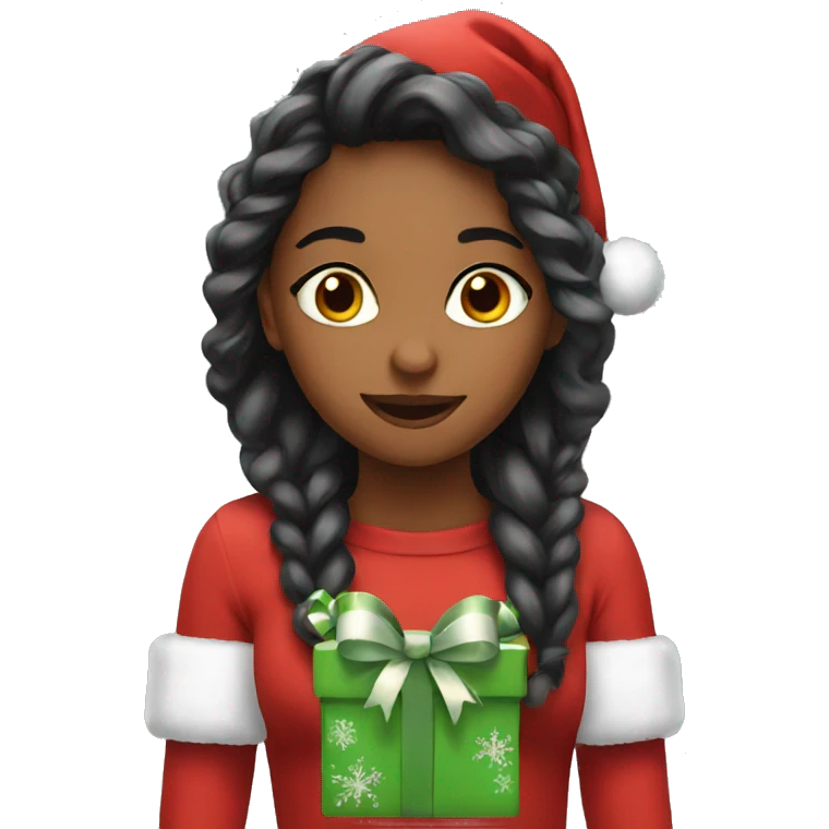 Girl Christmas  emoji