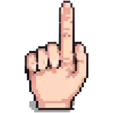 single finger emoji