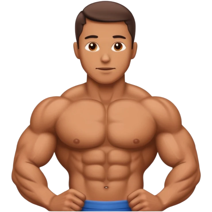 Pênis realista em um corpo masculino  emoji