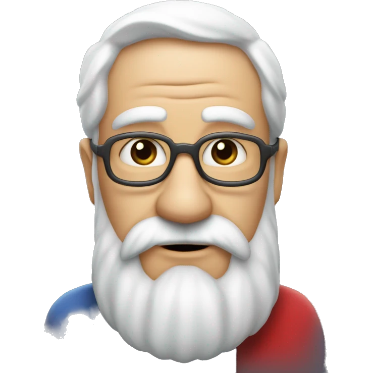 Père Noël, avec des ailes et une queue de sirène emoji