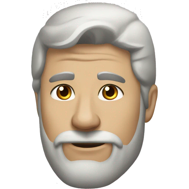лысый с бородой  emoji