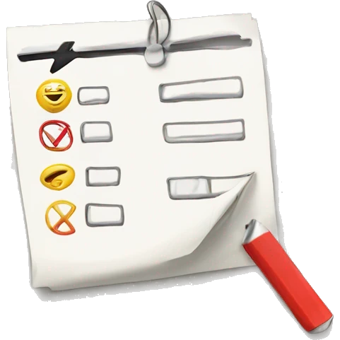 checklist emoji