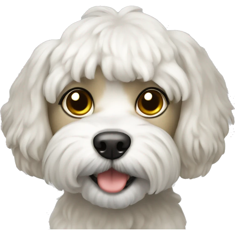 The maltipu dog emoji