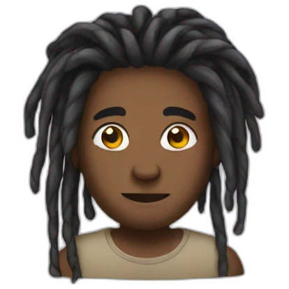 Dread locks emoji