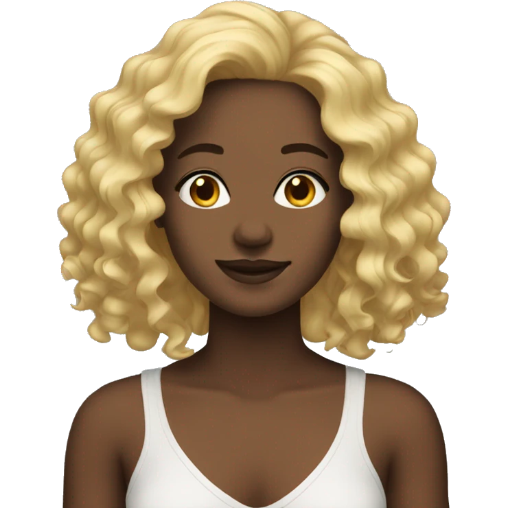 wavy hair emoji