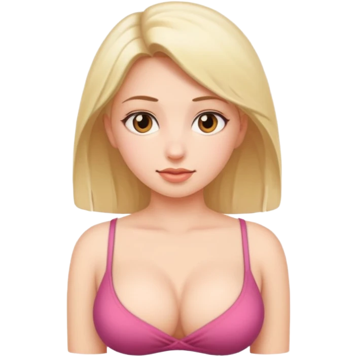 girl with boobs emoji