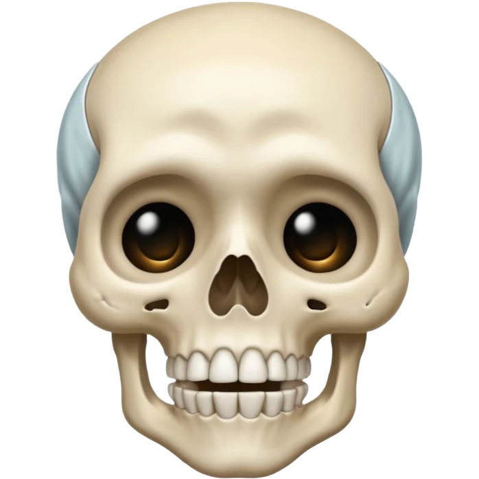 Squelette qui pleure emoji