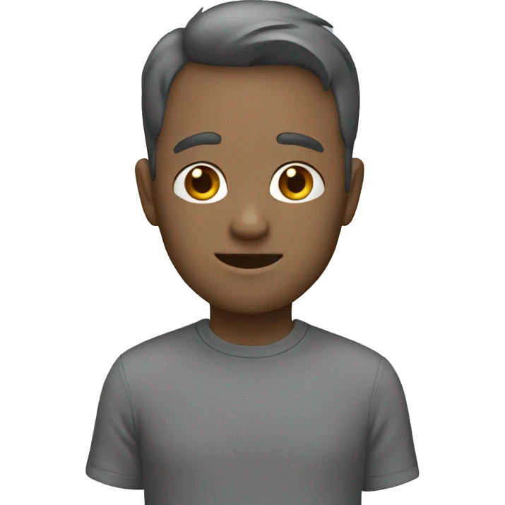Chat gris emoji