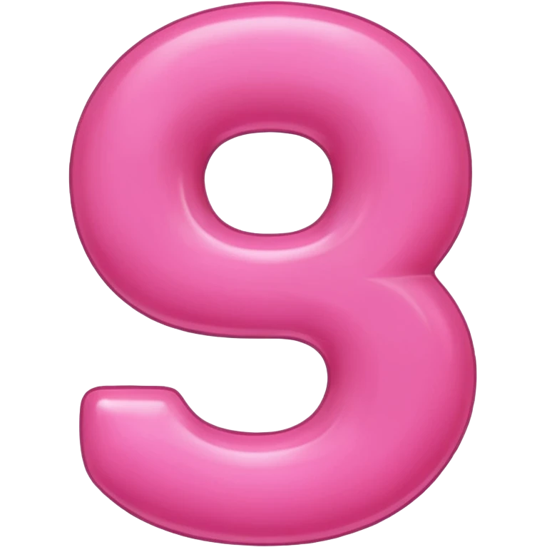 Pink number 30 emoji