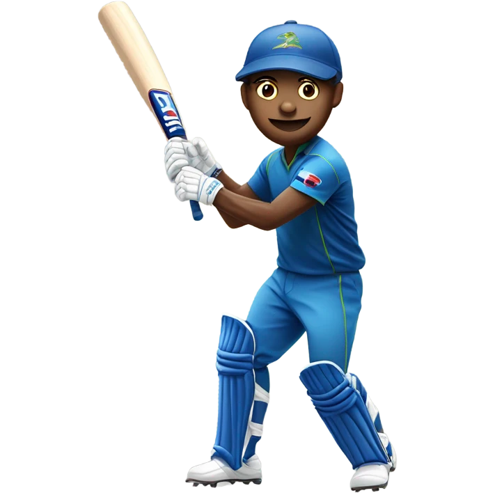 Cricket player emoji
