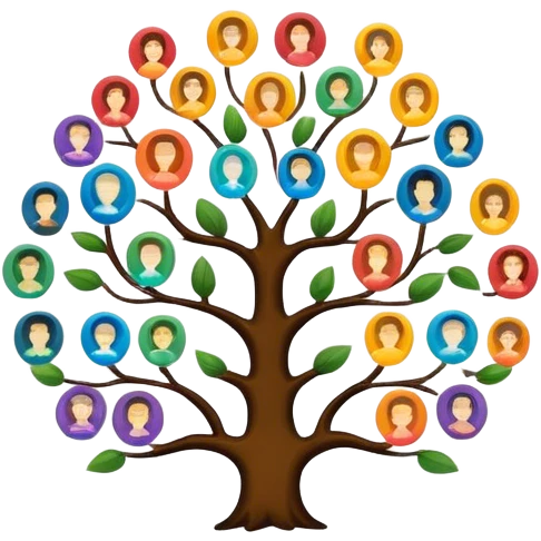 created a highly detailed but manly looking family genealogy logo with multiple colors and make sure it include the name Odlin. emoji