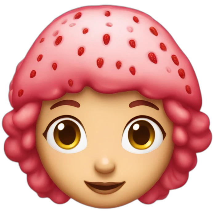 strawberry shortcake emoji