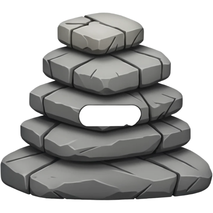 content Stone emoji