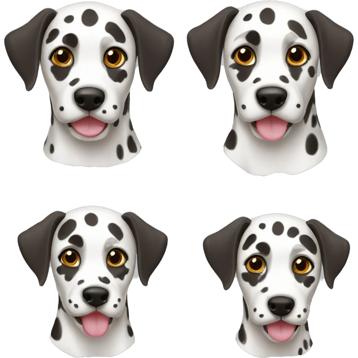 dalmatian brown emoji