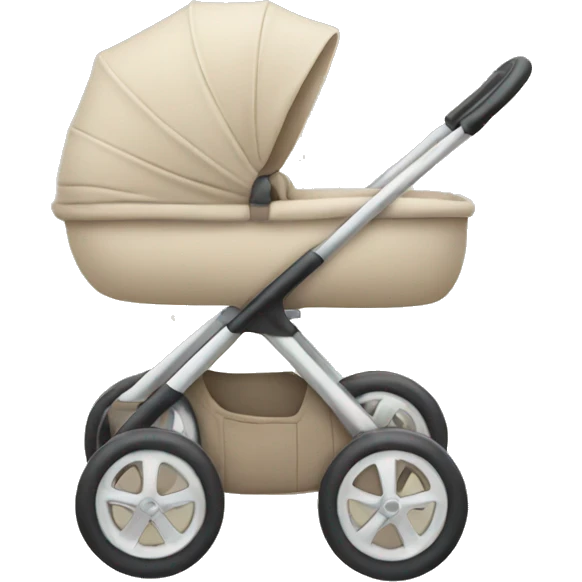 Beige stroller emoji