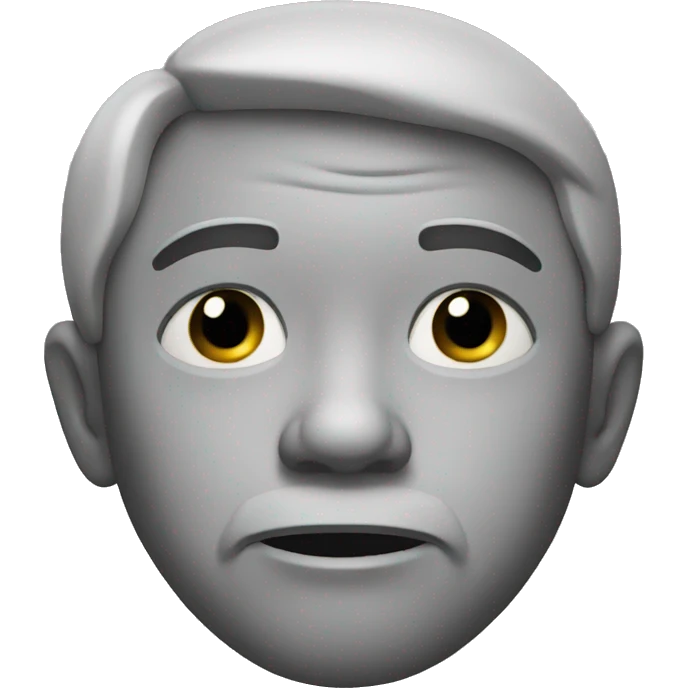 unhappy emoji