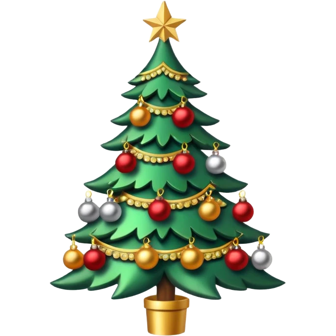 green Christmas tree emoji