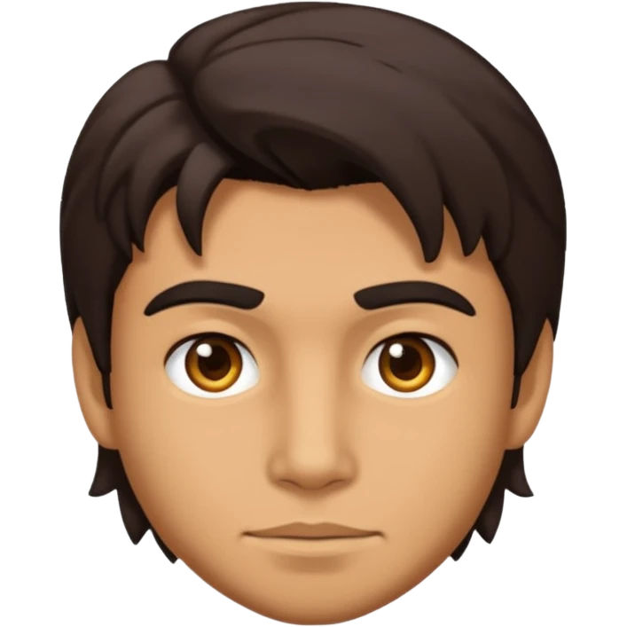 Moreno greñudo emoji