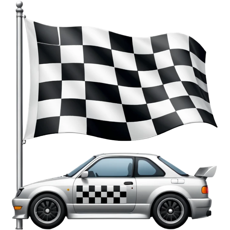 sorayama Chequered flag emoji