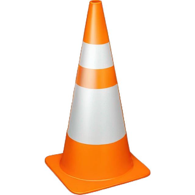 Traffic cone  emoji