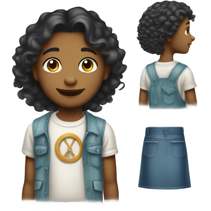 Boy dressed like a girl emoji
