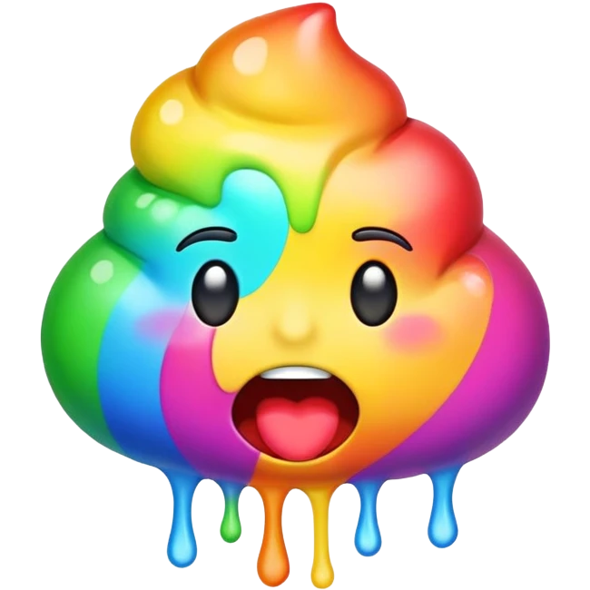 rainbow puke emoji emoji