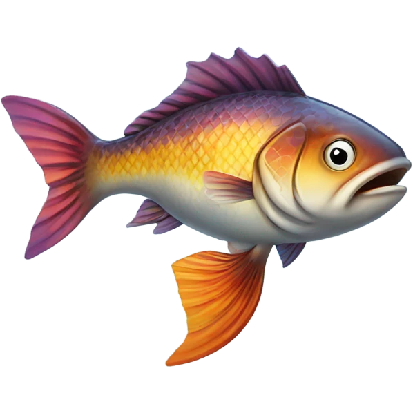 Fish with a gun emoji
