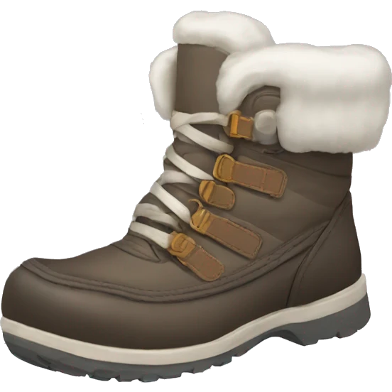 Winter shoes  emoji