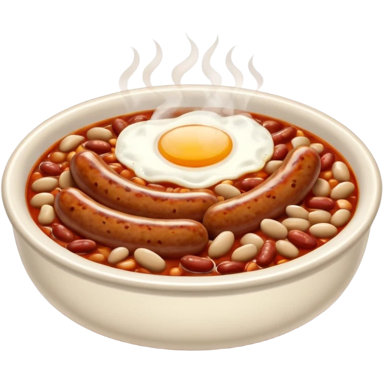 English Breakfast: Sausage and beans bowl















 emoji