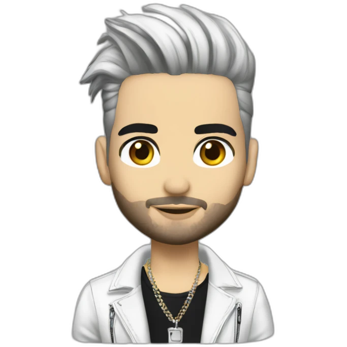 Bill Kaulitz realistic emoji